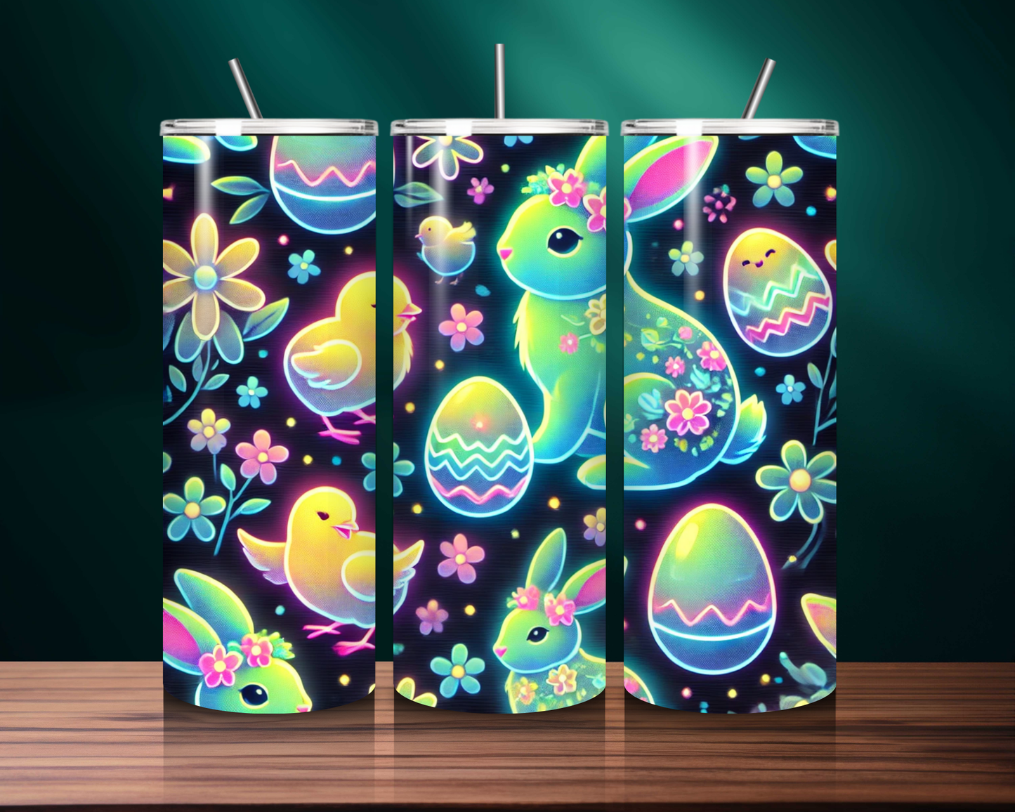 Easter Theme 20oz Skinny Tumbler - Unique